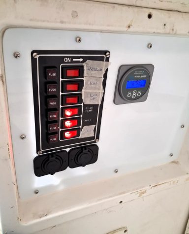 Switch panel for boats