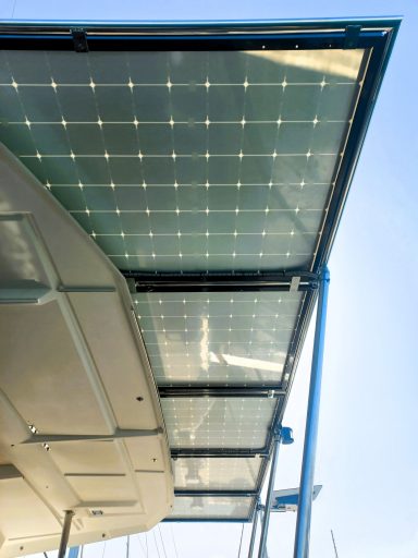 Solar panels structure