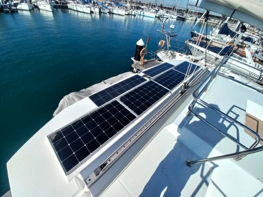 Solar panel catamaran